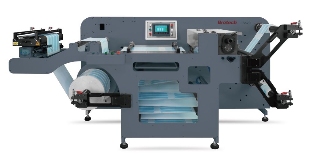 Brotech NEW FS-560 Inspection slitting rewinding, with Dual side support
